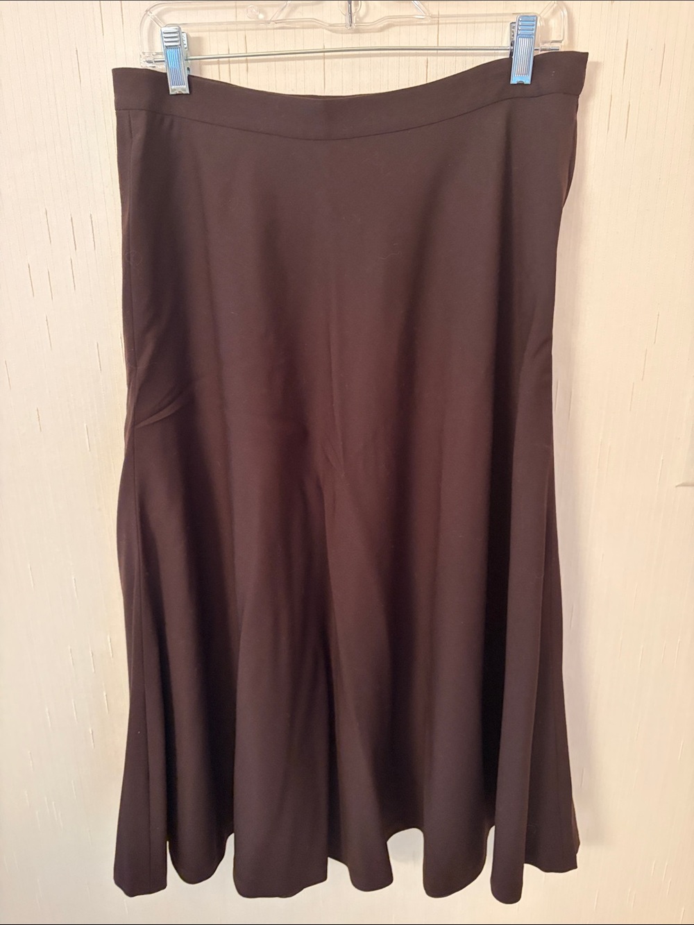 Lauren Ralph Lauren Dark Brown A-Line Skirt